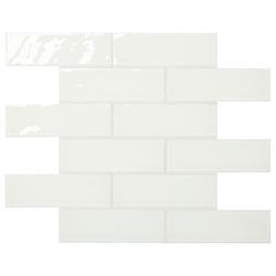 Mohawk® Glass Essentials White 15 x 12 Glass Mosaic Tile at Menards®