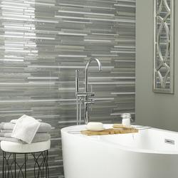 Mohawk® Glass Escape Steele 15 x 12 Glass Mosaic Tile Mohawk® Glass Escape Steele 15 x 12 Glass Mosaic Tile