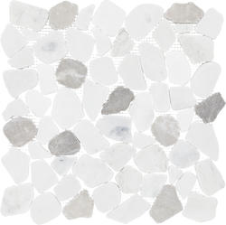 Mohawk® Eleganza Oyster Pebble 12 x 12 Stone Mosaic Tile Mohawk® Eleganza Oyster Pebble 12 x 12 Stone Mosaic Tile