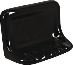 Black Ceramic Wall Soap Dish: High Quality & Durable