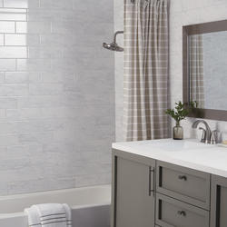 Mohawk® Stonebrook Carrara White 4 x 12 Ceramic Wall Tile at Menards®