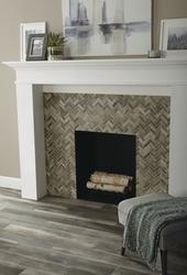Ragno USA® Thunderwood Terrace 9 x 12 Herringbone Ceramic Mosaic Tile