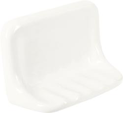 Mohawk® Bath Accessories Arctic White 6-5/8 x 4-3/4 x 3-1/2 Ceramic Soap Dish Mohawk® Bath Accessories Arctic White 6-5/8 x 4-3/4 x 3-1/2 Ceramic Soap Dish