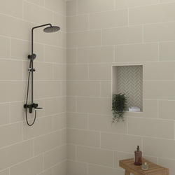 Mohawk® Vivant™ Matte Urban Putty 8 x 24 Ceramic Wall Tile