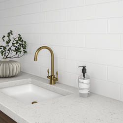 Mohawk® Vivant™ Matte Arctic White 4 x 12 Ceramic Wall Tile at