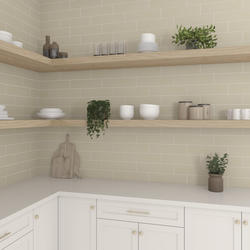 Mohawk® Vivant™ Matte Urban Putty 4 x 16 Ceramic Wall Tile