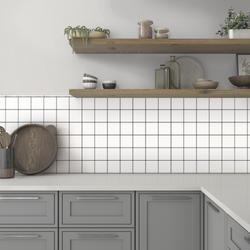 Mohawk® Vivant™ Matte Arctic White 4 x 4 Ceramic Wall Tile at Menards®