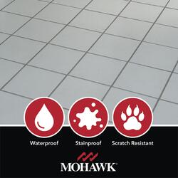Mohawk® Retro White 12 x 12 Ceramic Floor and Wall Tile at Menards®
