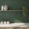 Mohawk® Alluring Nostalgia Dark Green 12 x 11 Porcelain Mosaic Tile