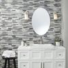 Mohawk® Inspired Earth Fog 11 x 14 Glass and Stone Mosaic Tile