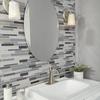 Mohawk® Inspired Earth Fog 11 x 14 Glass and Stone Mosaic Tile