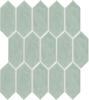 Mohawk® Artisan Grove Handcrafted Seafoam 12 x 11 Ceramic Picket Mosaic Tile