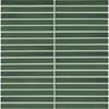 Mohawk® Alluring Nostalgia Dark Green 12 x 11 Porcelain Mosaic Tile
