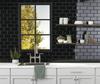 Mohawk® Vivant Gloss Black 3 x 6 Ceramic Wall Tile