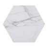 Mohawk® Ristoria Calacatta Gold 8 x 9 Porcelain Hexagon Floor and Wall Tile