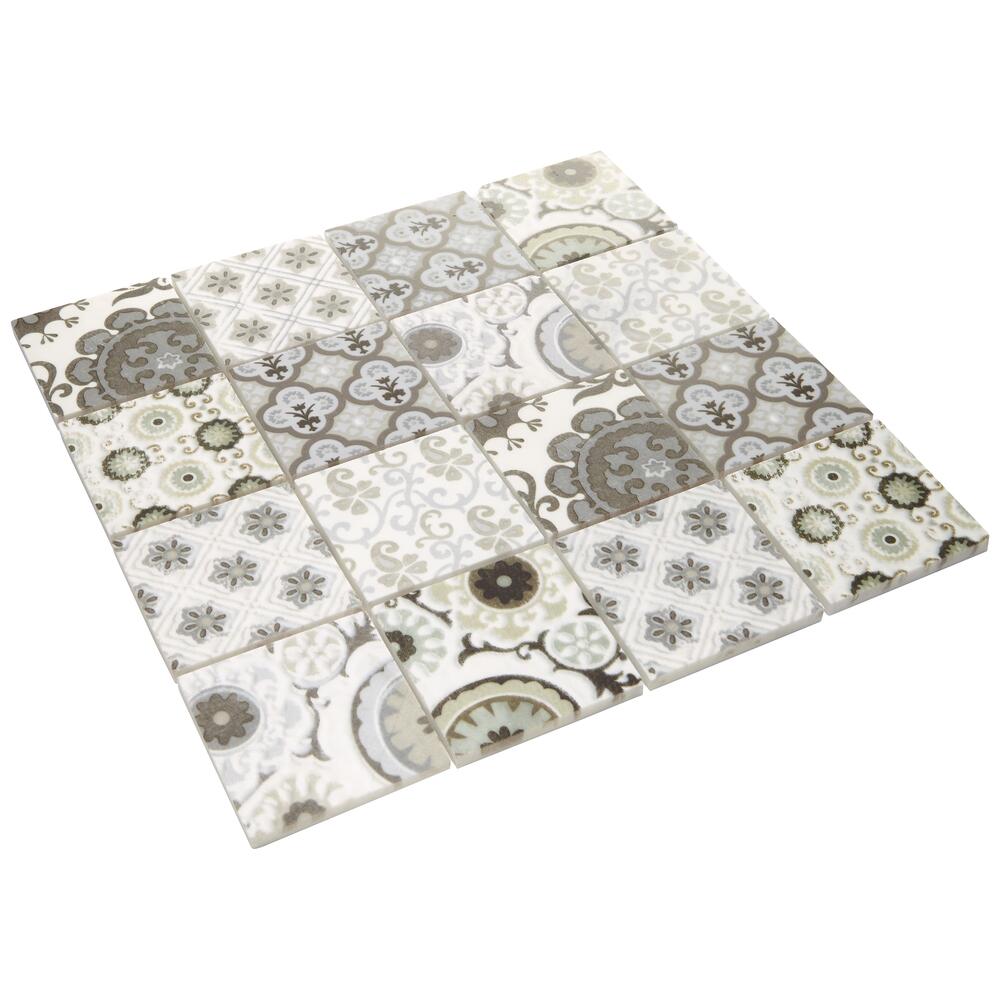Mohawk® Brightmore Moroccan Bay 12 x 12 Natural Stone Mosaic Tile