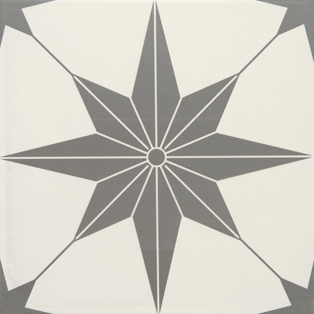 Mohawk® Retro Black 12 x 12 Ceramic Floor and Wall Tile