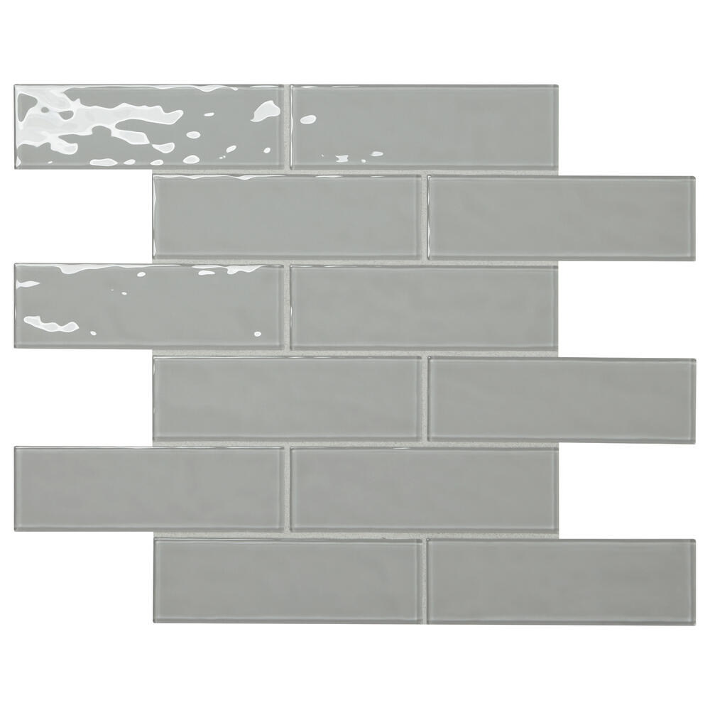 Mohawk® Glass Escape Linen 15 x 12 Glass Mosaic Tile