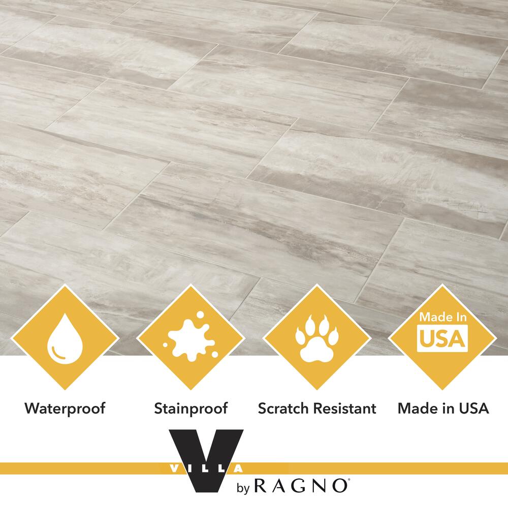 Ragno USA® Mount Claire Ash 3 x 12 Porcelain Bullnose Trim Ragno USA® Mount Claire Ash 3 x 12 Porcelain Bullnose Trim