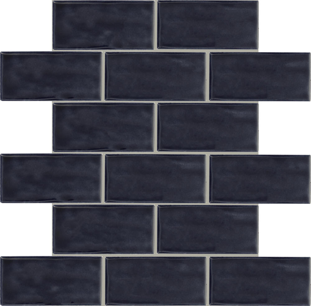 Mohawk® Urban Terrain Gray 12 x 12 Glazed Ceramic Brick Joint Mosaic Tile Mohawk® Urban Terrain Gray 12 x 12 Glazed Ceramic Brick Joint Mosaic Tile