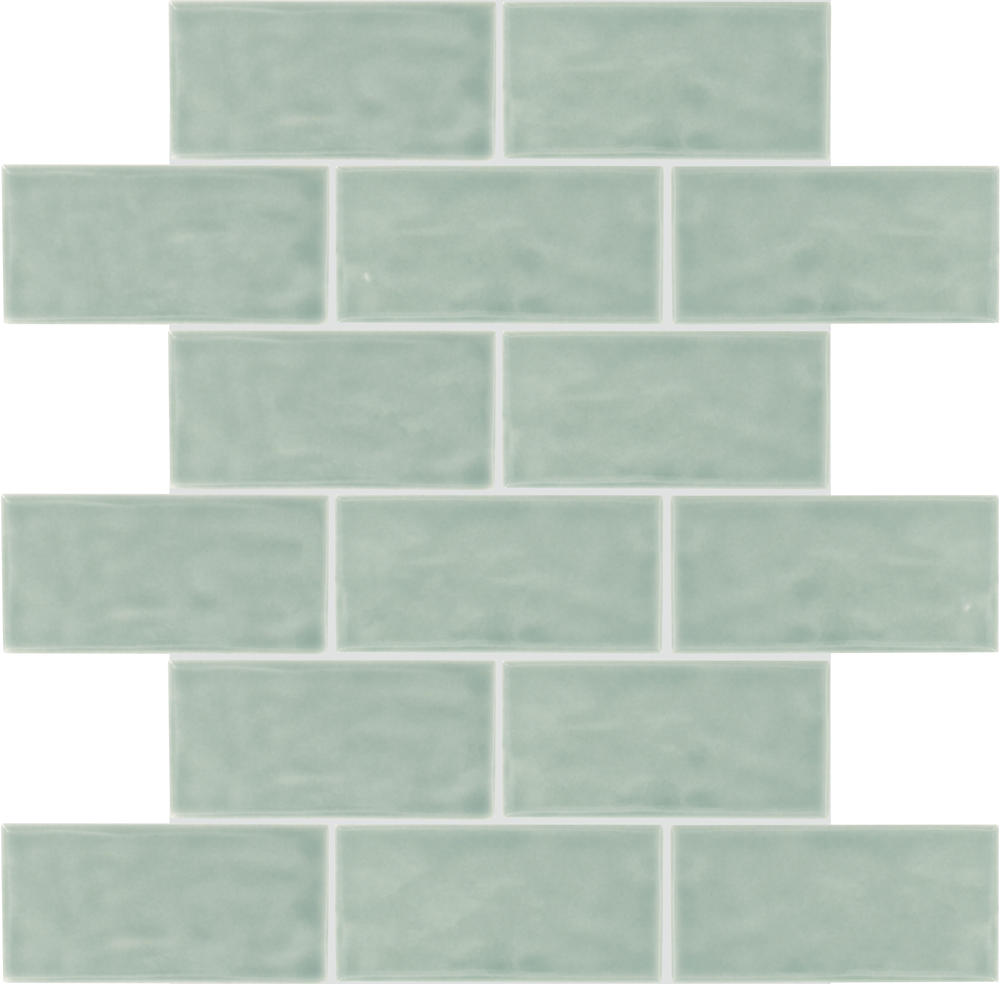 Mohawk® Urban Terrain Gray 12 x 12 Glazed Ceramic Brick Joint Mosaic Tile Mohawk® Urban Terrain Gray 12 x 12 Glazed Ceramic Brick Joint Mosaic Tile