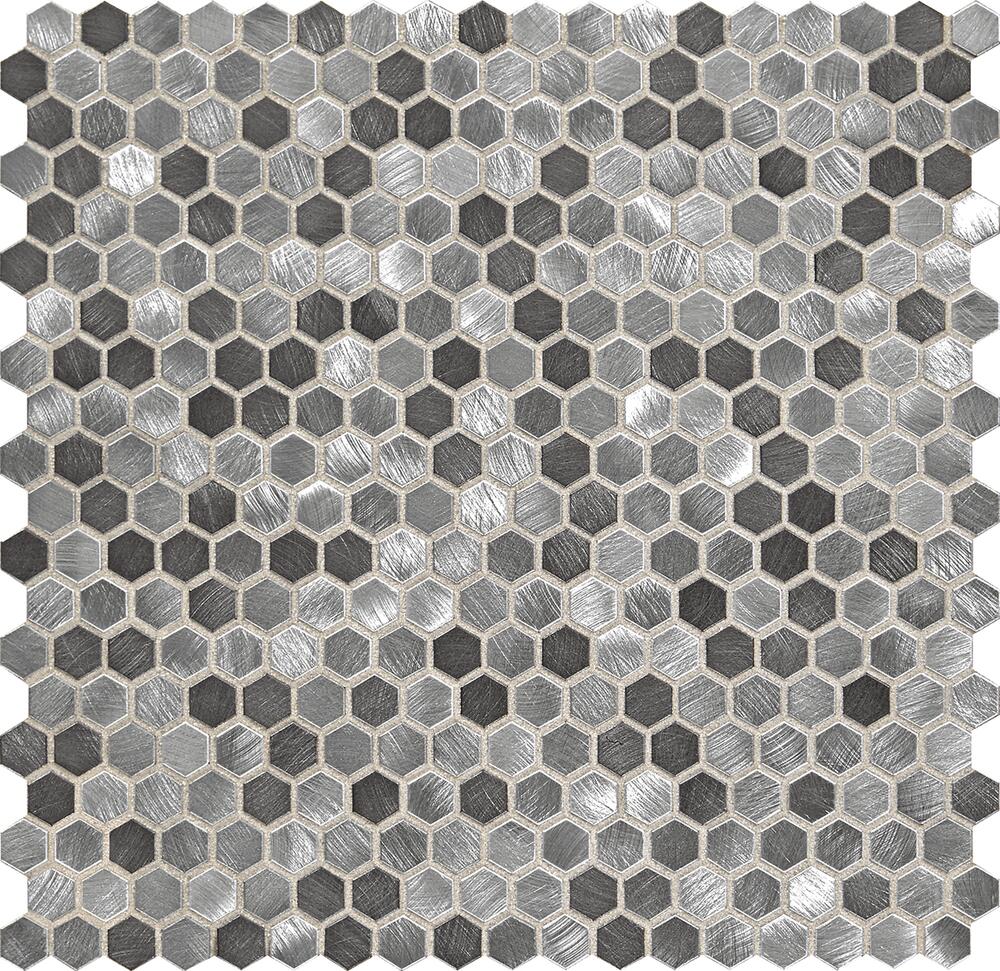 Mohawk® Grand Terrace Upland 12 x 12 Hexagon Glass Mosaic Tile