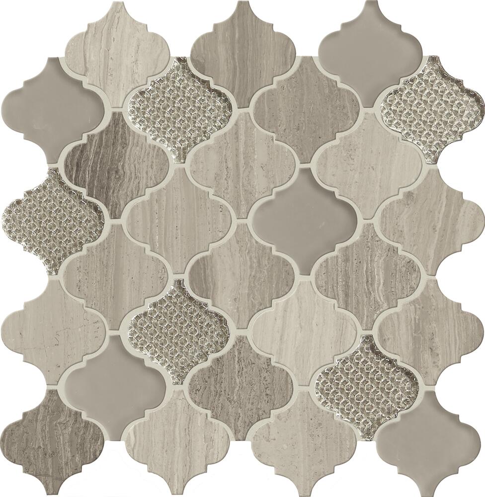 Mohawk® Phase Crystal Beach 12 x 13 Glass Mosaic Tile Mohawk® Phase Crystal Beach 12 x 13 Glass Mosaic Tile