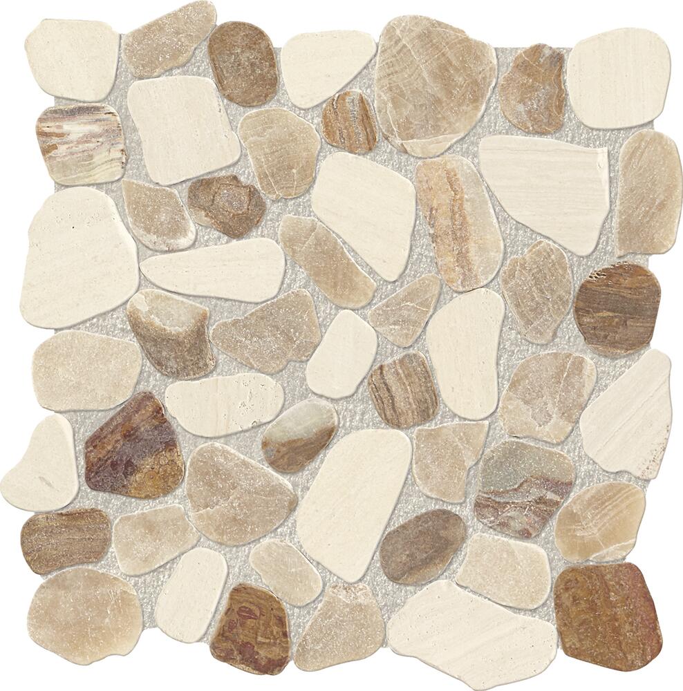 Floors of Distinction® Crema Marble 12 x 12 Stone Mosaic Tile Floors of Distinction® Crema Marble 12 x 12 Stone Mosaic Tile