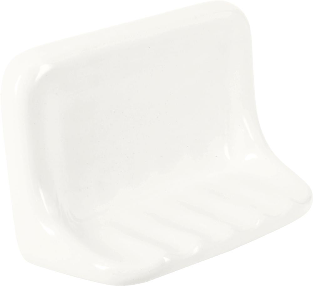 Mohawk® Bath Accessories Arctic White 6-5/8 x 4-3/4 x 3-1/2 Ceramic Soap Dish Mohawk® Bath Accessories Arctic White 6-5/8 x 4-3/4 x 3-1/2 Ceramic Soap Dish