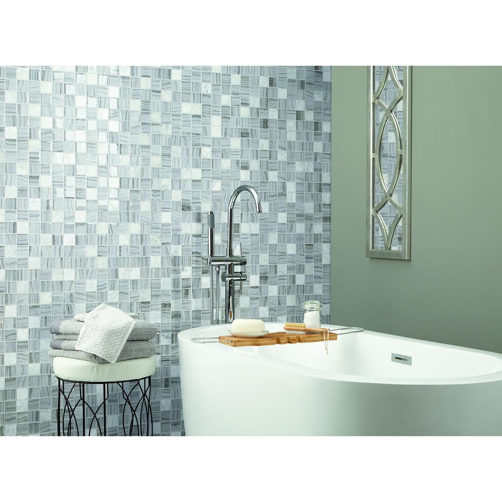GBM® Monarchy Antigua 12 x 12 Glass and Stone Mosaic Tile