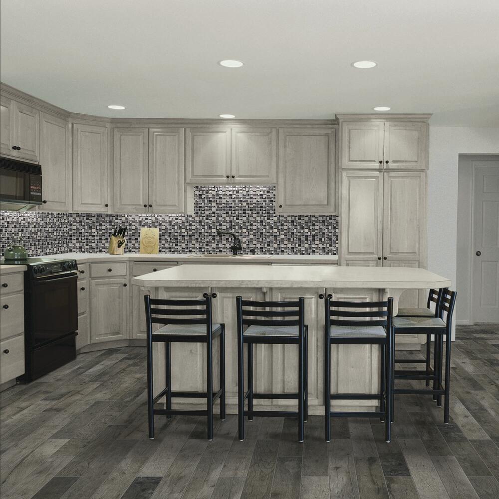 Mohawk® Phase Whispering Bluff Random Block 12 x 12 Stone and Glass Mosaic Tile