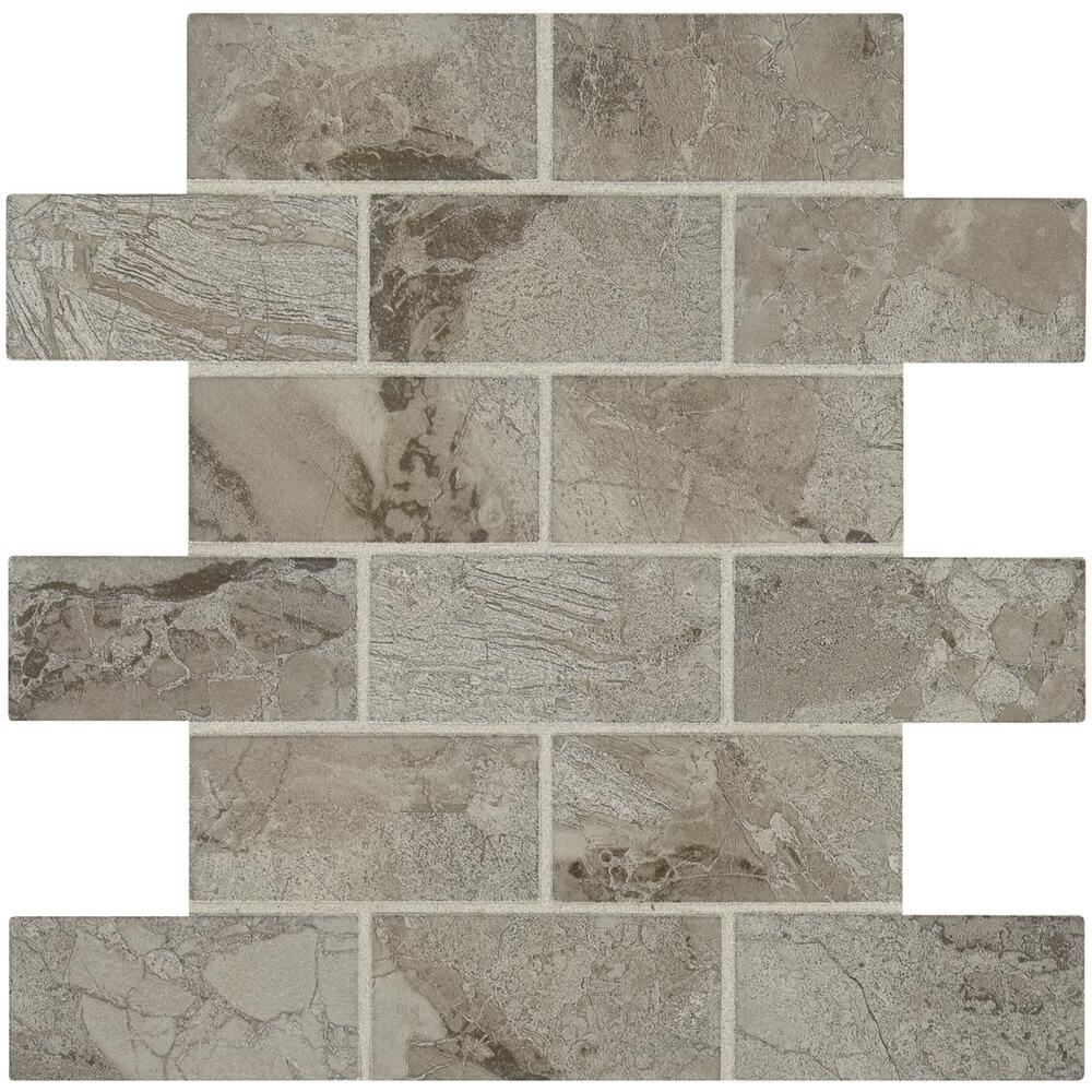 Mohawk® Temple View Steele 3 x 10 Ceramic Bullnose Trim
