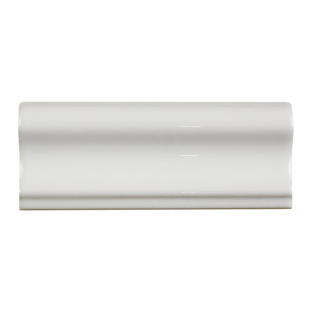 Mohawk® Vivant Gloss White 2 x 2 Ceramic Bullnose Corner Trim