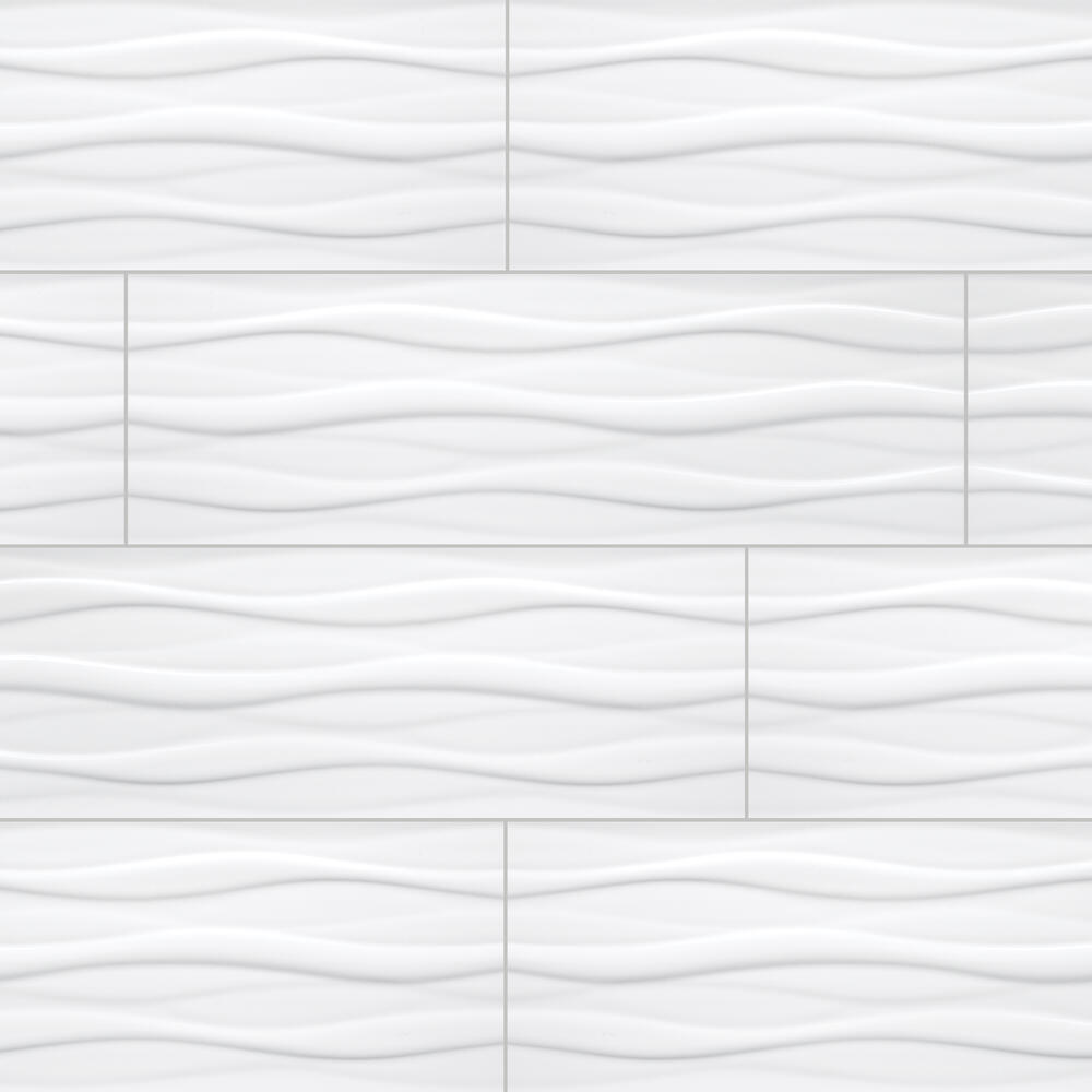 Mohawk® Vivant Gloss White 6 x 18 Ceramic Wall Tile