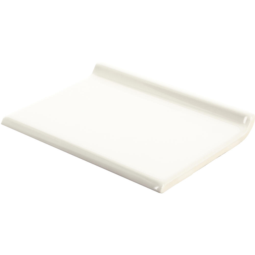 Mohawk® Vivant Gloss White 4-1/4 x 6 Ceramic Cove Base
