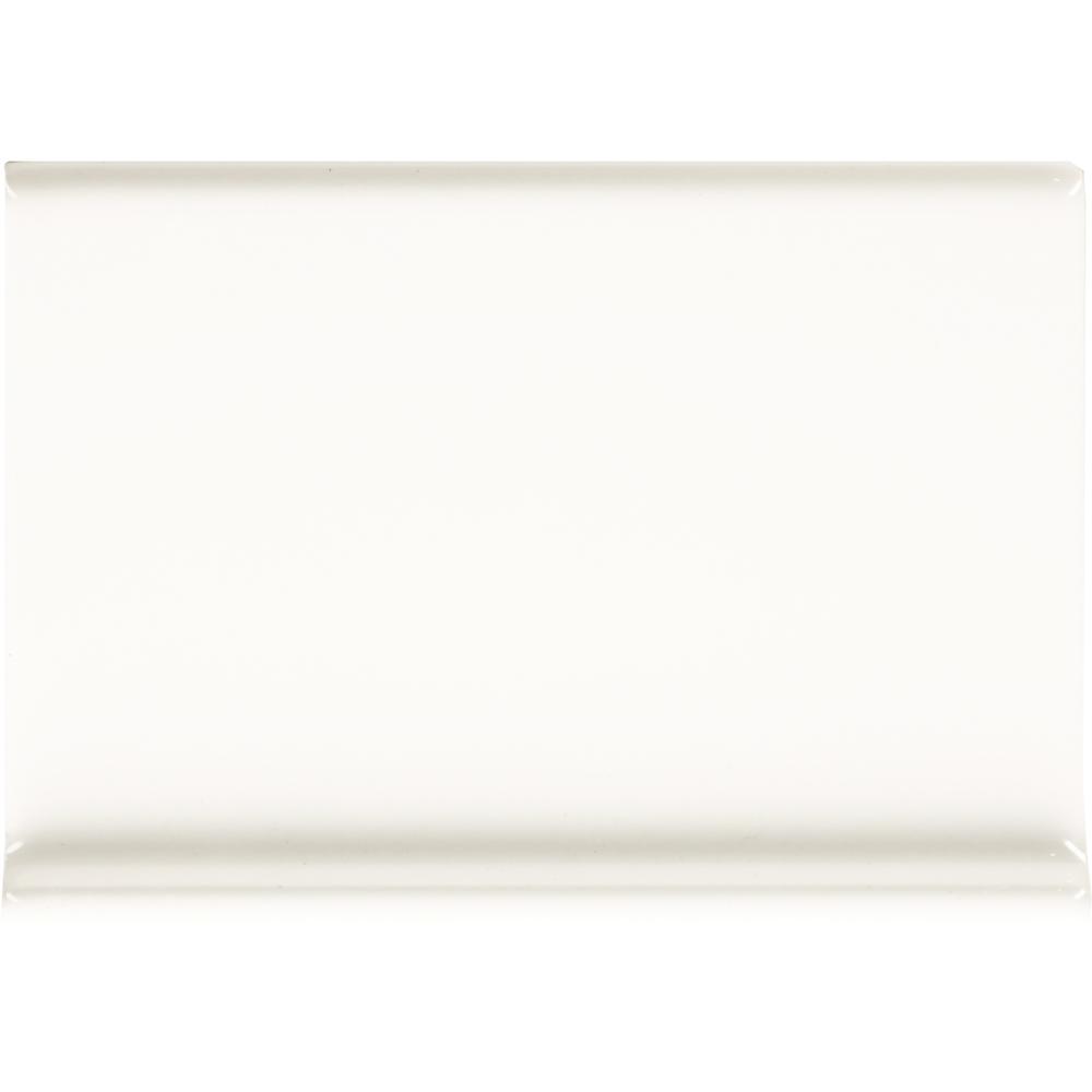 Mohawk® Vivant Gloss White 2 x 2 Ceramic Bullnose Corner Trim