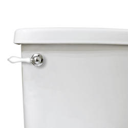 Danco Universal Chrome with White Decorative Toilet Handle at Menards®