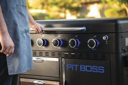 Pit Boss Grills Ultimate Lift-Off Series 57-Inch 3-Burner  Freestanding/Tabletop Propane Gas Commercial Style Flat Top Griddle - 10781