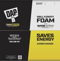 Dap Touch N Foam Wall Cavity Low Gwp Spray Foam Sealant Kit Board Ft At Menards