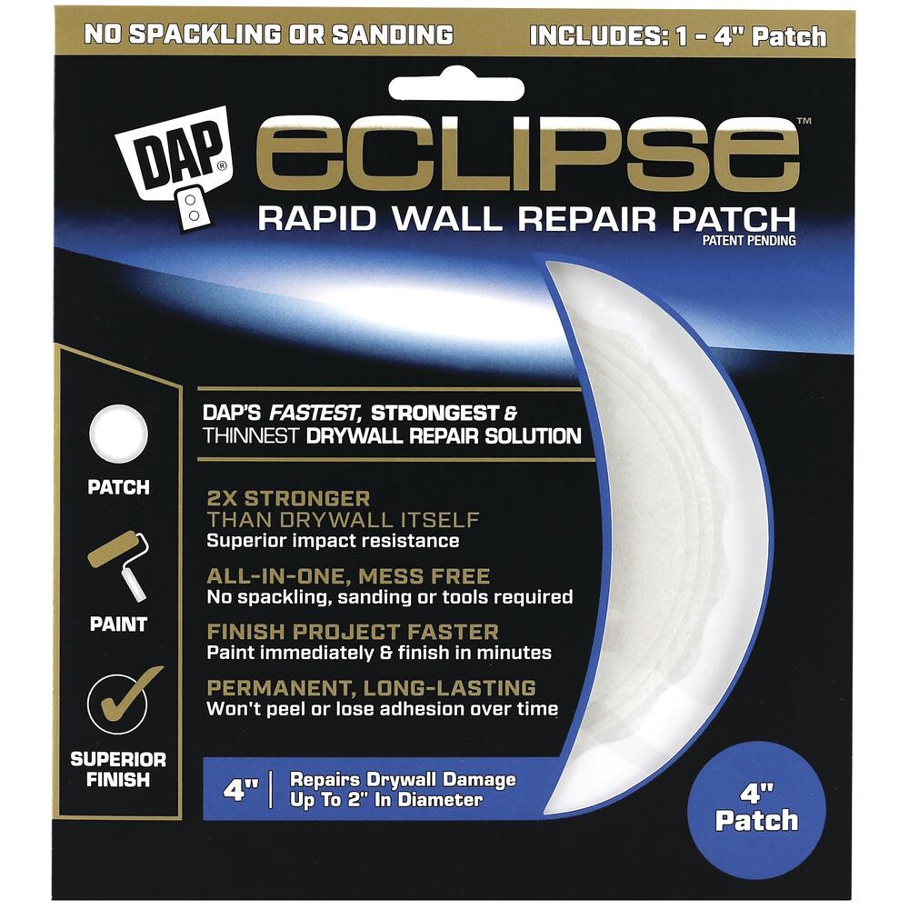 DAP® Eclipse™ 4" Rapid Drywall Repair Patch
