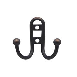 Designer's Image™ Oil-Rubbed Bronze Double Coat Hook at Menards®