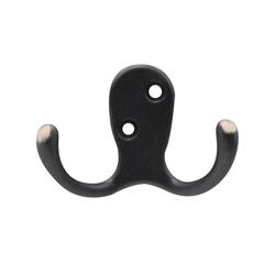 Designer's Image™ Oil-Rubbed Bronze Double Coat Hook at Menards®