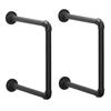 Dakota™ 14" Black Pipe 1-Shelf Bracket - 2 Pack