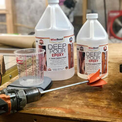 WiseBond® DEEP POUR™ Interior Gloss Clear Wood Epoxy Kit - 1.5 gal
