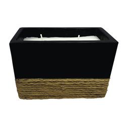 Enchanted Garden® 2-Wick Rectangular Citronella Candle