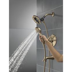 Delta® Caffery™ In2ition® Two-in-One One-Handle 4-Spray Champagne