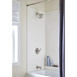 Delta® Porter® One-Handle 3-Spray Brushed Nickel Bathtub Shower Faucet