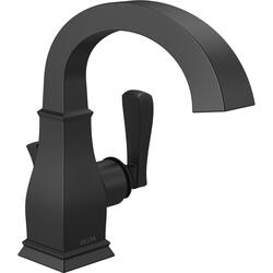 Delta® Lakewood™ One-Handle 4" Centerset Matte Black Bathroom Faucet at ...
