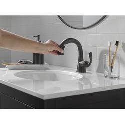 Single Handle Pull-Down Bathroom Faucet in Spotshield Brushed Nickel  15764LF-SPPD