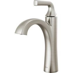 Delta® Dallace™ One-Handle 4" Centerset Stainless Bathroom Sink Faucet ...
